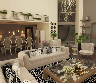 Modern Villa Dekorasyonu